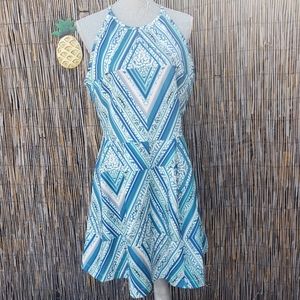 Mossimo Geo pattern high neck Thin strip dress